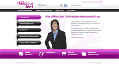 Desktop Screenshot of medicus-sport.com